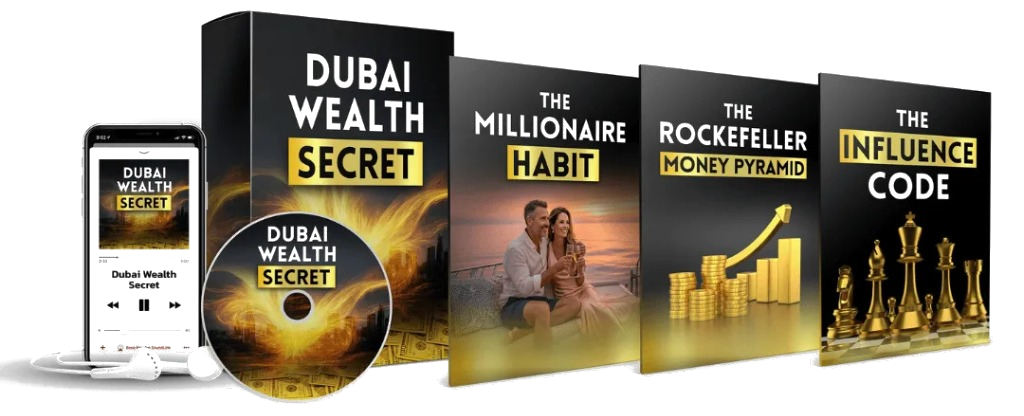 Ethan Ward Dubai Wealth Secret Full Digital Bundle Mockup
